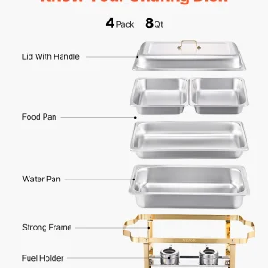 4 Pack Chafing Dish Buffet - Thumbnail Image 5