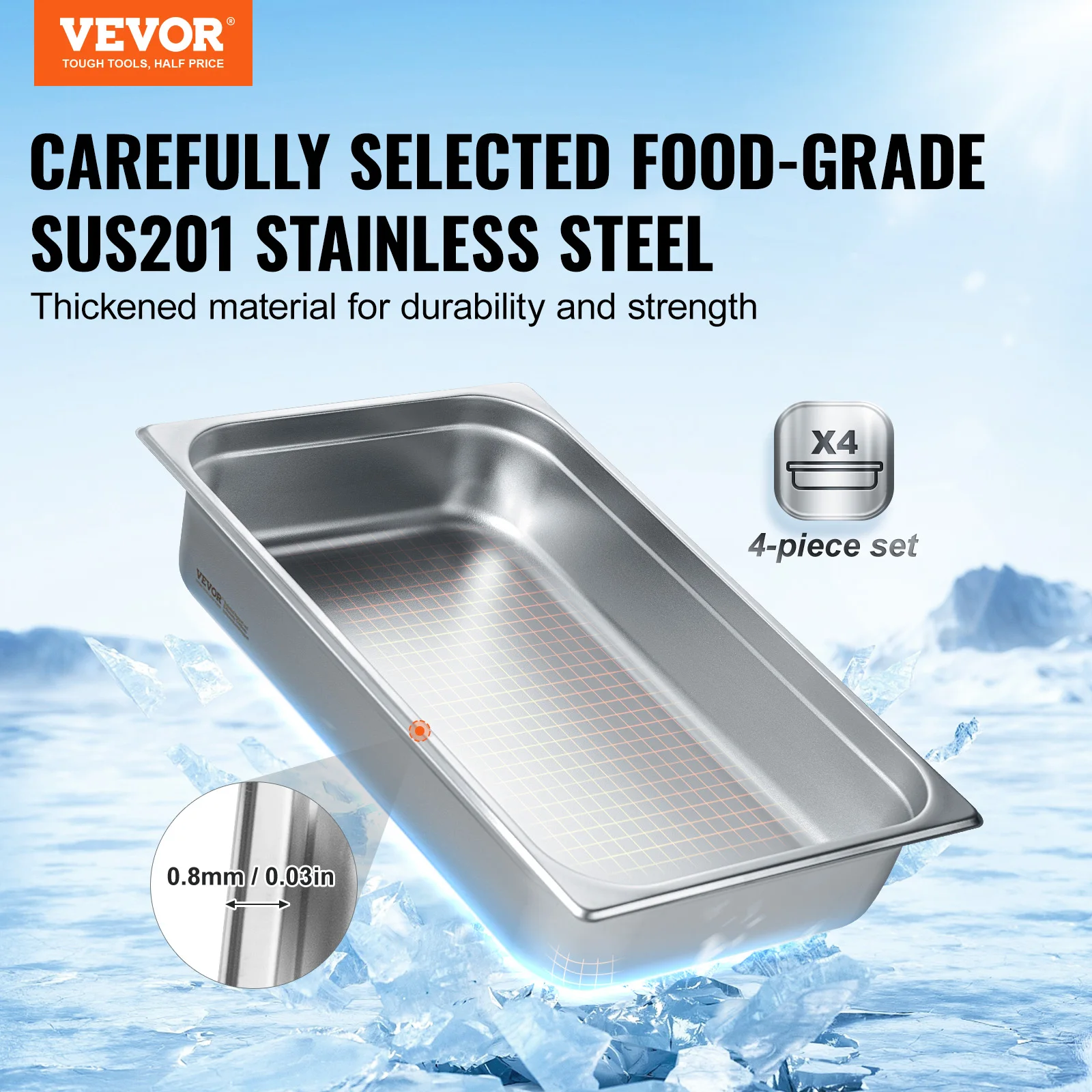 Anti-Jam Steam Pan - Image 2