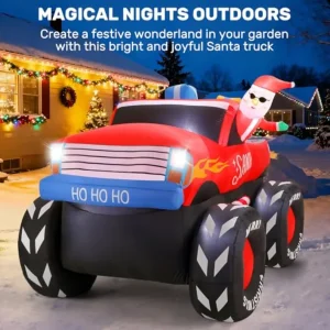 Outdoor Christmas inflatable Santa - Thumbnail Image 2