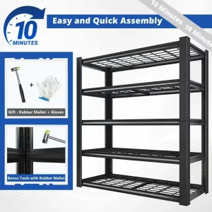 72" Adjustable Metal Column Shelving - Thumbnail Image 3