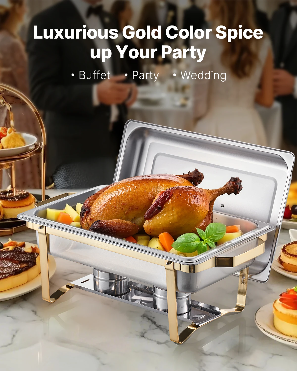 4 Pack Chafing Dish Buffet - Image 2