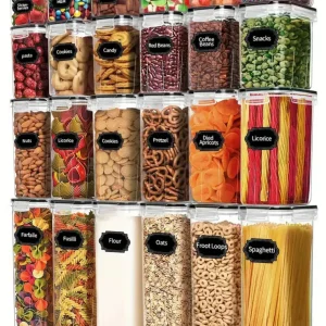 24pcs Airtight Food Storage Containers