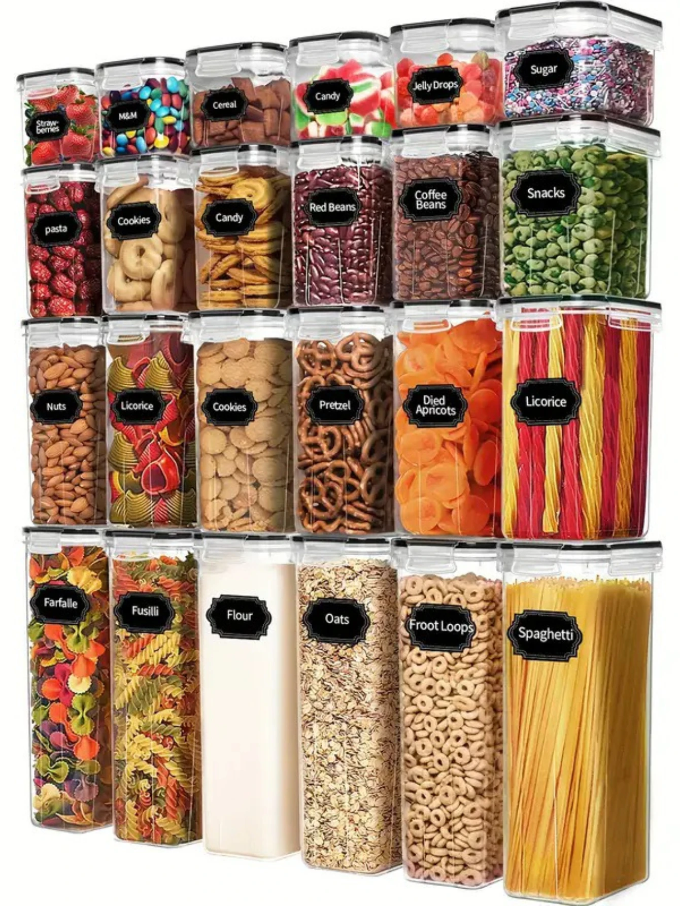 24pcs Airtight Food Storage Containers - Image 1