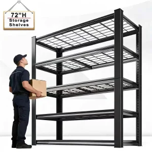 72" Adjustable Metal Column Shelving