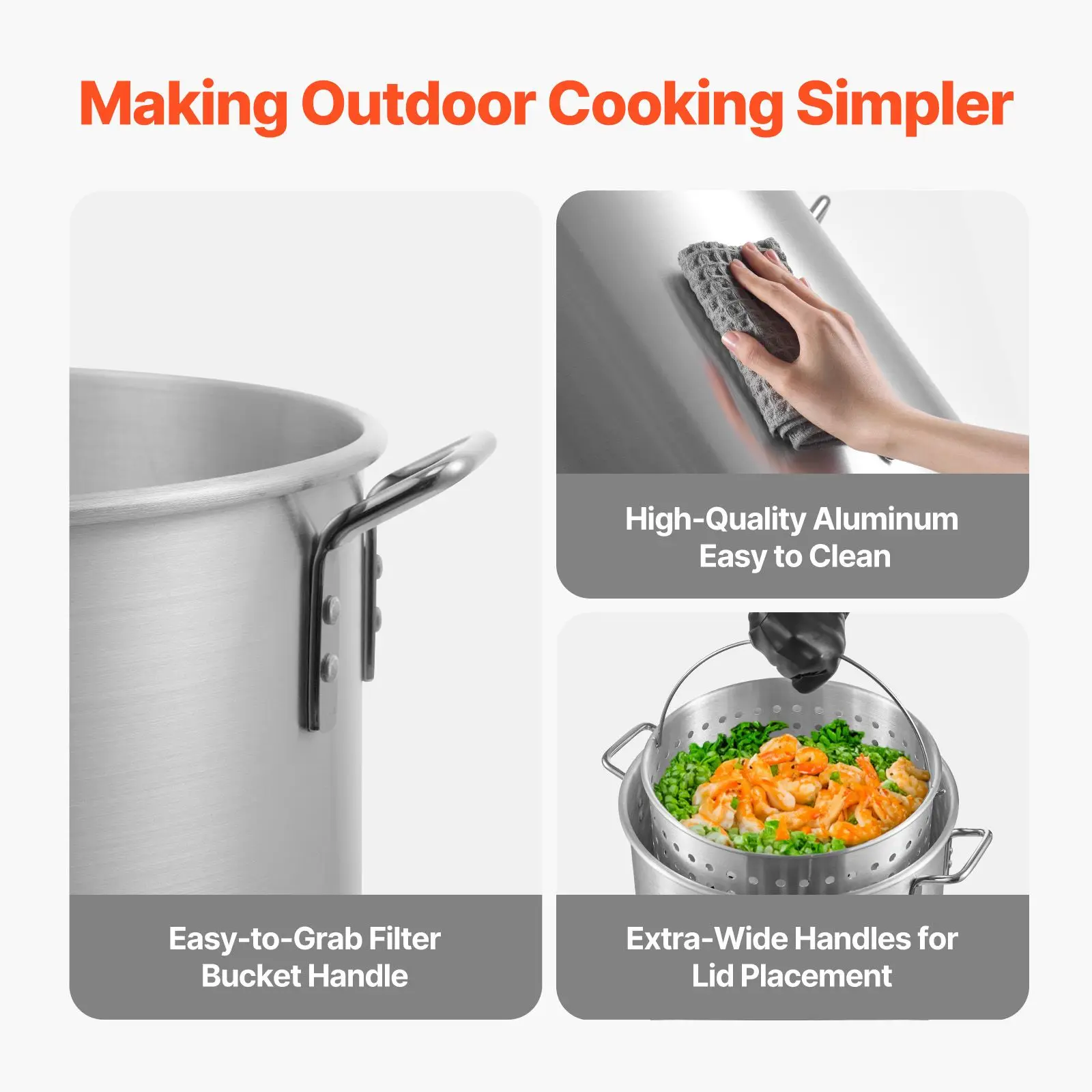 80 Qt Seafood Boiling Kit - Image 6