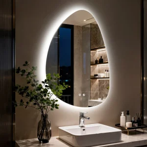 LED Bathroom Mirror Wall Mounted - Thumbnail Image 4