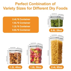 24pcs Airtight Food Storage Containers - Thumbnail Image 3