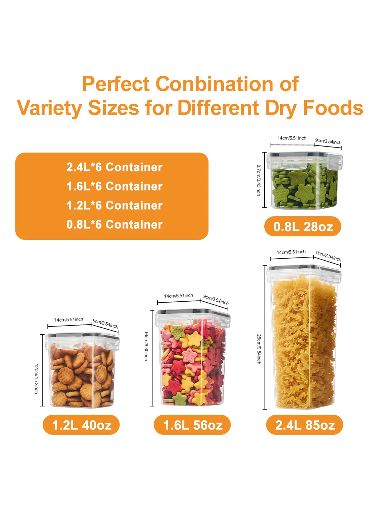 24pcs Airtight Food Storage Containers - Image 3
