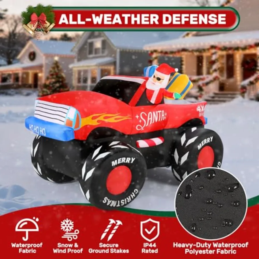 Outdoor Christmas inflatable Santa - Image 3