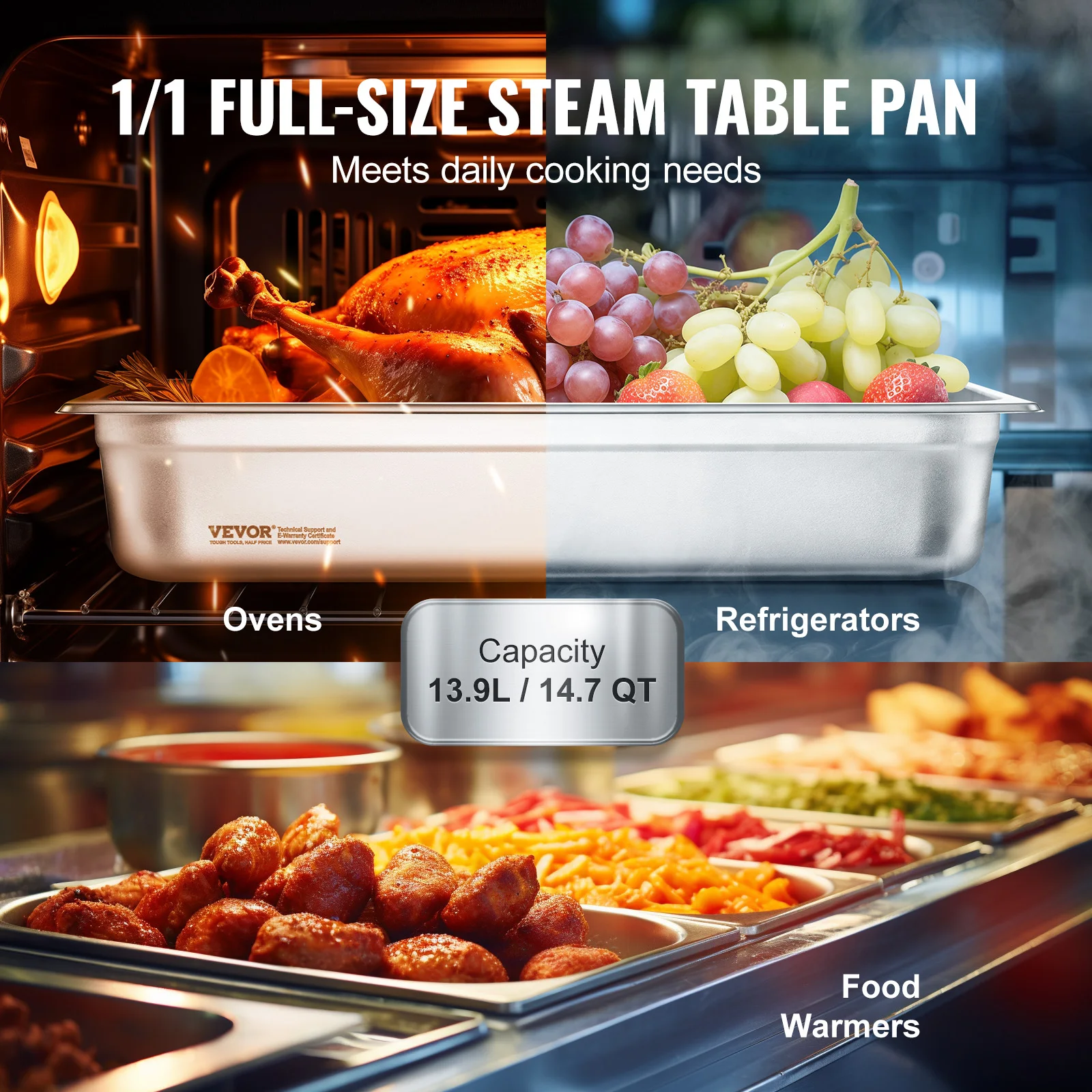 Anti-Jam Steam Pan - Image 3