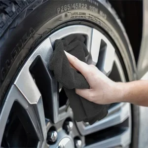 Black Microfiber Cleaning Cloths - Thumbnail Image 3