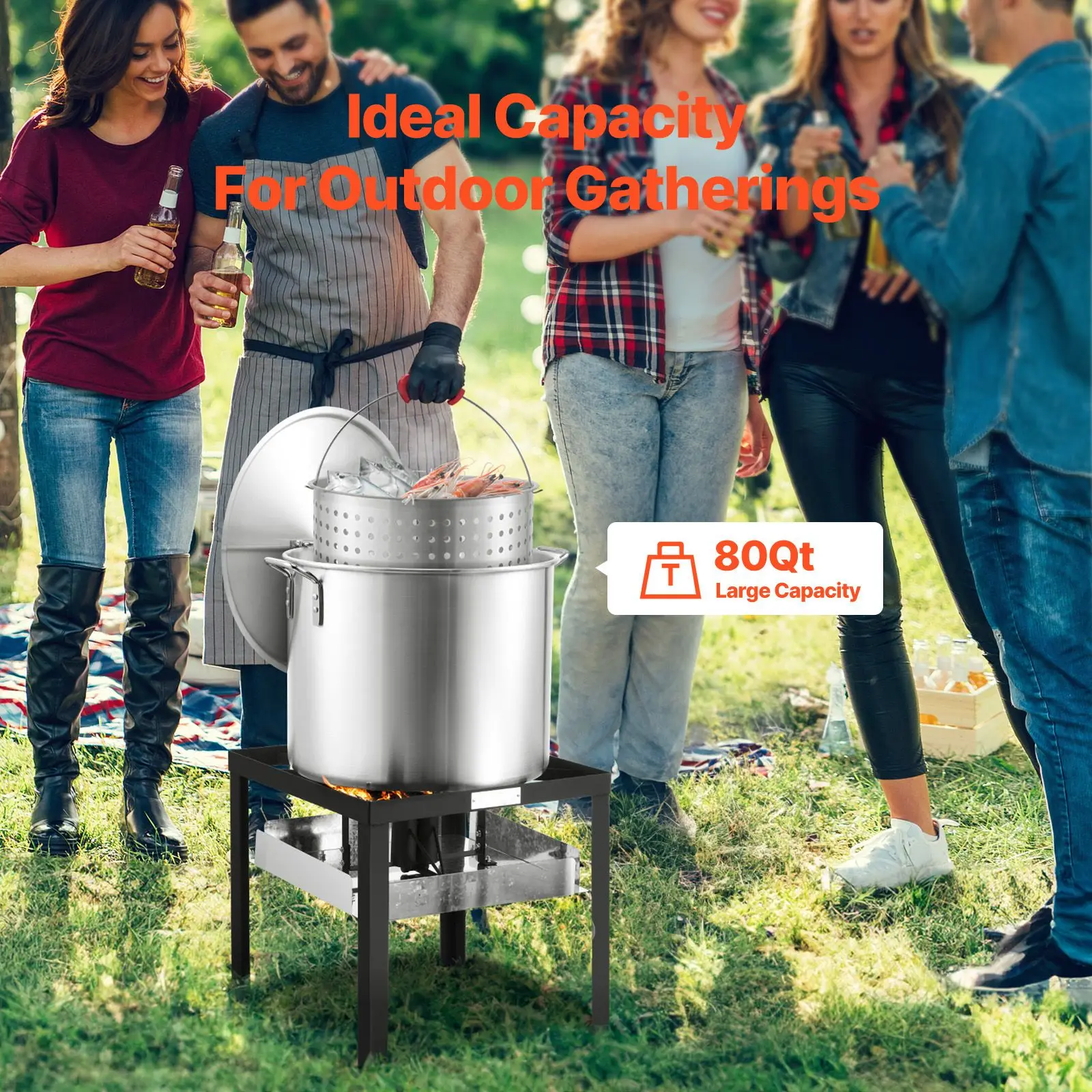 80 Qt Seafood Boiling Kit - Image 2
