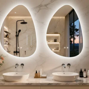 LED Bathroom Mirror Wall Mounted - Thumbnail Image 6