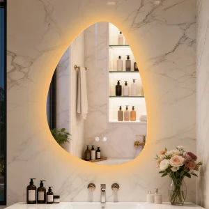 LED Bathroom Mirror Wall Mounted - Thumbnail Image 2