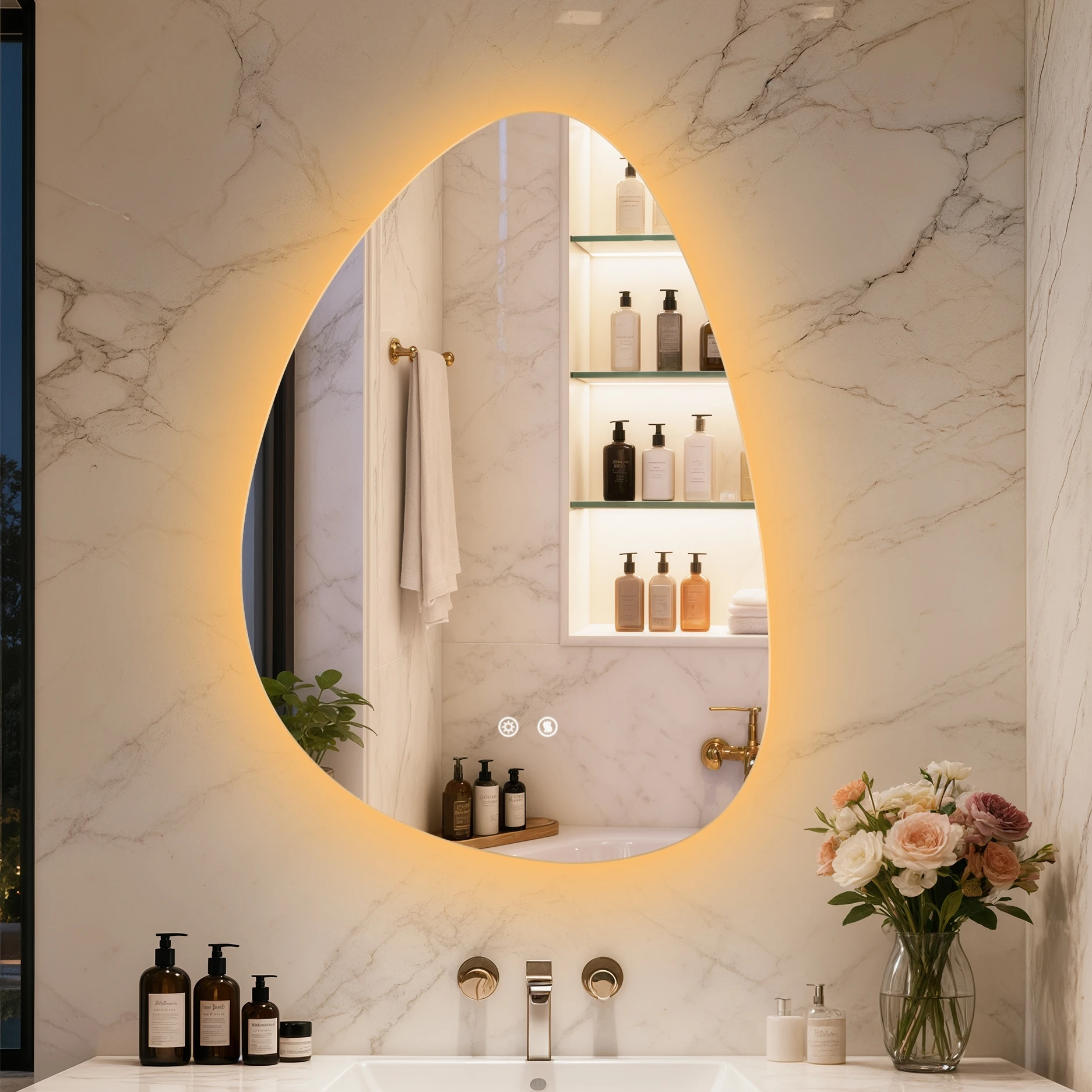 LED Bathroom Mirror Wall Mounted - Image 2